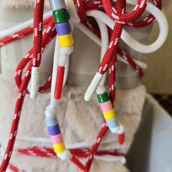 Moon Boot Faux Fur Beaded Snow Boots MSRP $595 - Picture 17 of 17